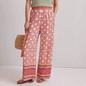 Anthropologie Multicolor Boho Wide-Leg Pants‎ Size Small EUC Like New
